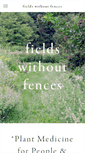 Mobile Screenshot of fieldswithoutfences.org